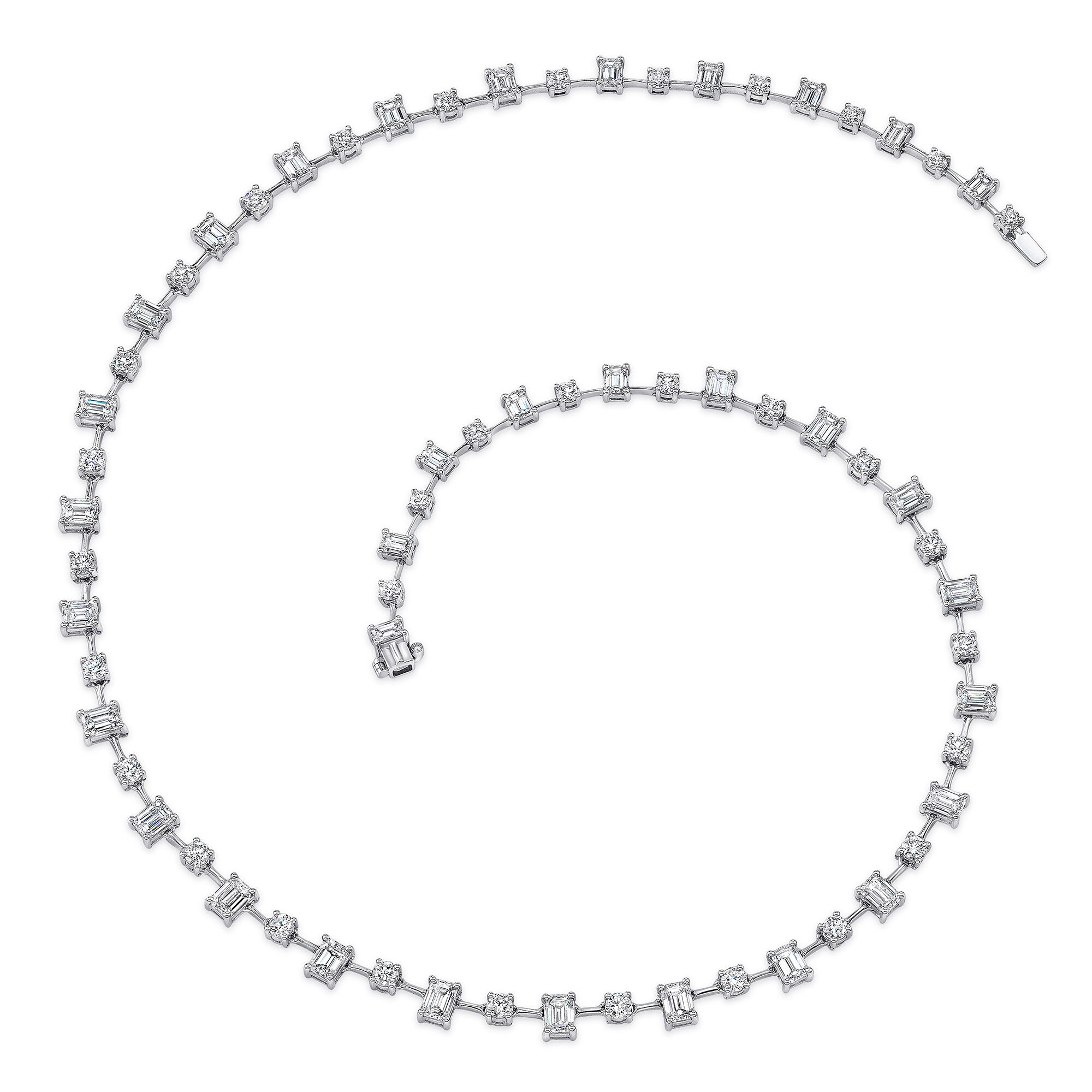 Necklace black hot sale and white